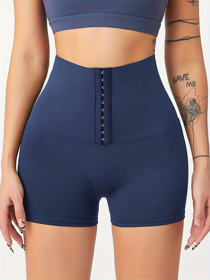 10 Layer Buckle Sexy Gym Shorts Woman Skinny Stretch Fitness Sport Shorts Summer 2024 Compression
